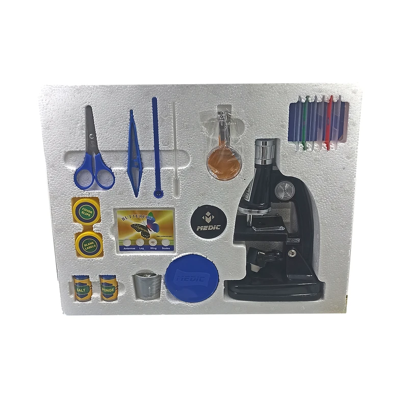 میکروسکوپ آموزشی دانش آموزی MH-1200 – تجربه اکتشاف علمی تا بزرگنمایی 1200X